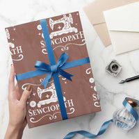 Sewing Lover Wrapping Paper Roll Sewciopath Quilter Gift