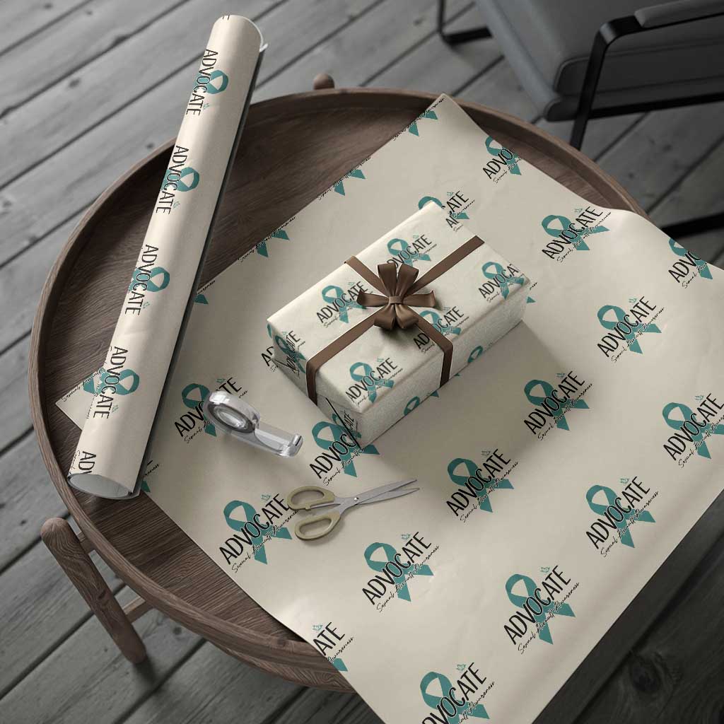 Sexual Assault Awareness Advocate Wrapping Paper Roll