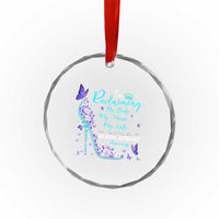 Sexual Assault Awareness Crystal Glass Ornament I Am Reclaiming My Body My Voice My Life
