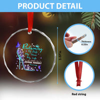 Sexual Assault Awareness Crystal Glass Ornament I Am Reclaiming My Body My Voice My Life
