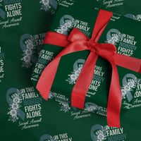 Sexual Assault Awareness Wrapping Paper Roll In This Family Nobody Fights Alone