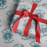 Sexual Assault Awareness Wrapping Paper Roll Petrify The Patriarchy Medusa Feminism
