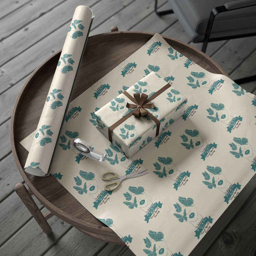 Sexual Assault Awareness Month Wrapping Paper Roll I Am Reclaiming My Body My Voice My Life