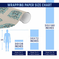 Sexual Assault Awareness Prevention Wrapping Paper Roll Educate Empower Prevent Women's Right