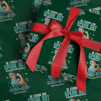 Sexual Assault Awareness Wrapping Paper Roll Be Strong And Speak Out Against Sexual Violence