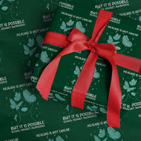 Sexual Assault Awareness Wrapping Paper Roll Healing Is Not Linear But It Is Possible