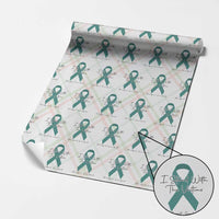 Sexual Assault Awareness Wrapping Paper Roll I Stand With The Victims