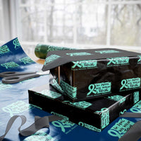 Sexual Assault Awareness Wrapping Paper Roll In April We Wear Teal
