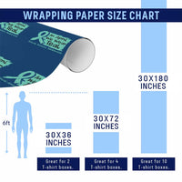 Sexual Assault Awareness Wrapping Paper Roll In April We Wear Teal
