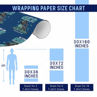 Sexual Assault Awareness Wrapping Paper Roll Support African Women Stop Sexual Abuse Awareness