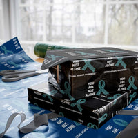 Sexual Assault Awareness Wrapping Paper Roll You Are Not Alone