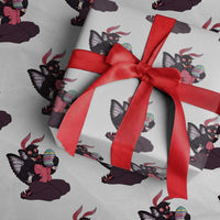 Sexy Easter Bunny Mothman Wrapping Paper Roll Cryptid Humor Gift