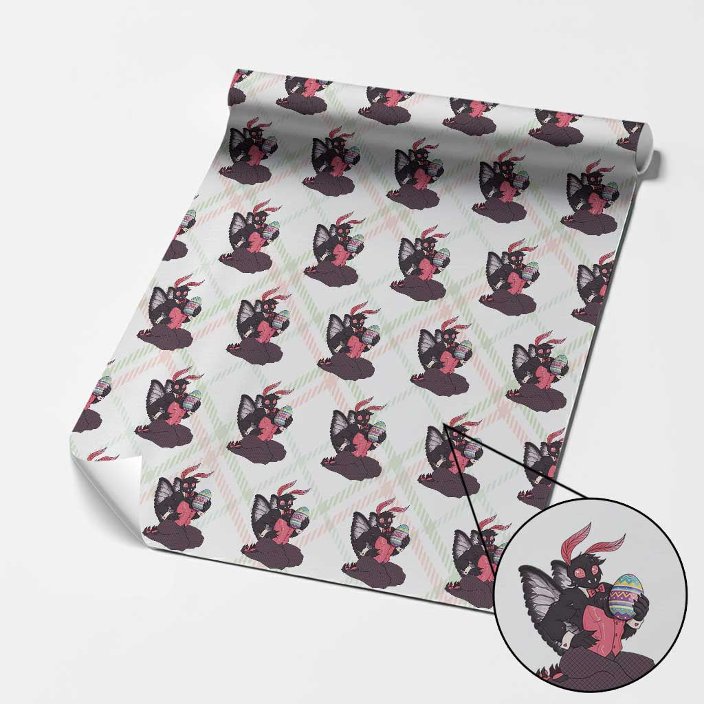 Sexy Easter Bunny Mothman Wrapping Paper Roll Cryptid Humor Gift