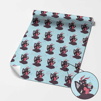 Sexy Easter Bunny Mothman Wrapping Paper Roll Cryptid Humor Gift