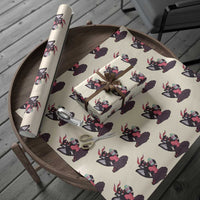 Sexy Easter Bunny Mothman Wrapping Paper Roll Cryptid Humor Gift