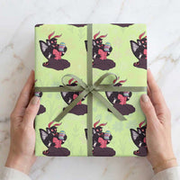 Sexy Easter Bunny Mothman Wrapping Paper Roll Cryptid Humor Gift