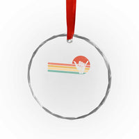 Shaka Hand Crystal Glass Ornament Retro Vintage Shaka Sign Rasta Hawaii Hawaiian - Wonder Print Shop