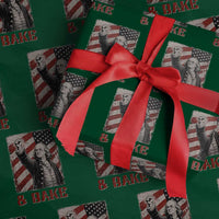 Shake And Bake Benjamin Franklin 4th of July Couple Matching Wrapping Paper Roll