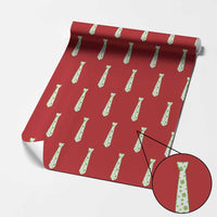 Shamrocks Tie Wrapping Paper Roll Kids St Patricks Day Costume Party Humor