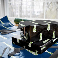 Shamrocks Tie Wrapping Paper Roll Kids St Patricks Day Costume Party Humor
