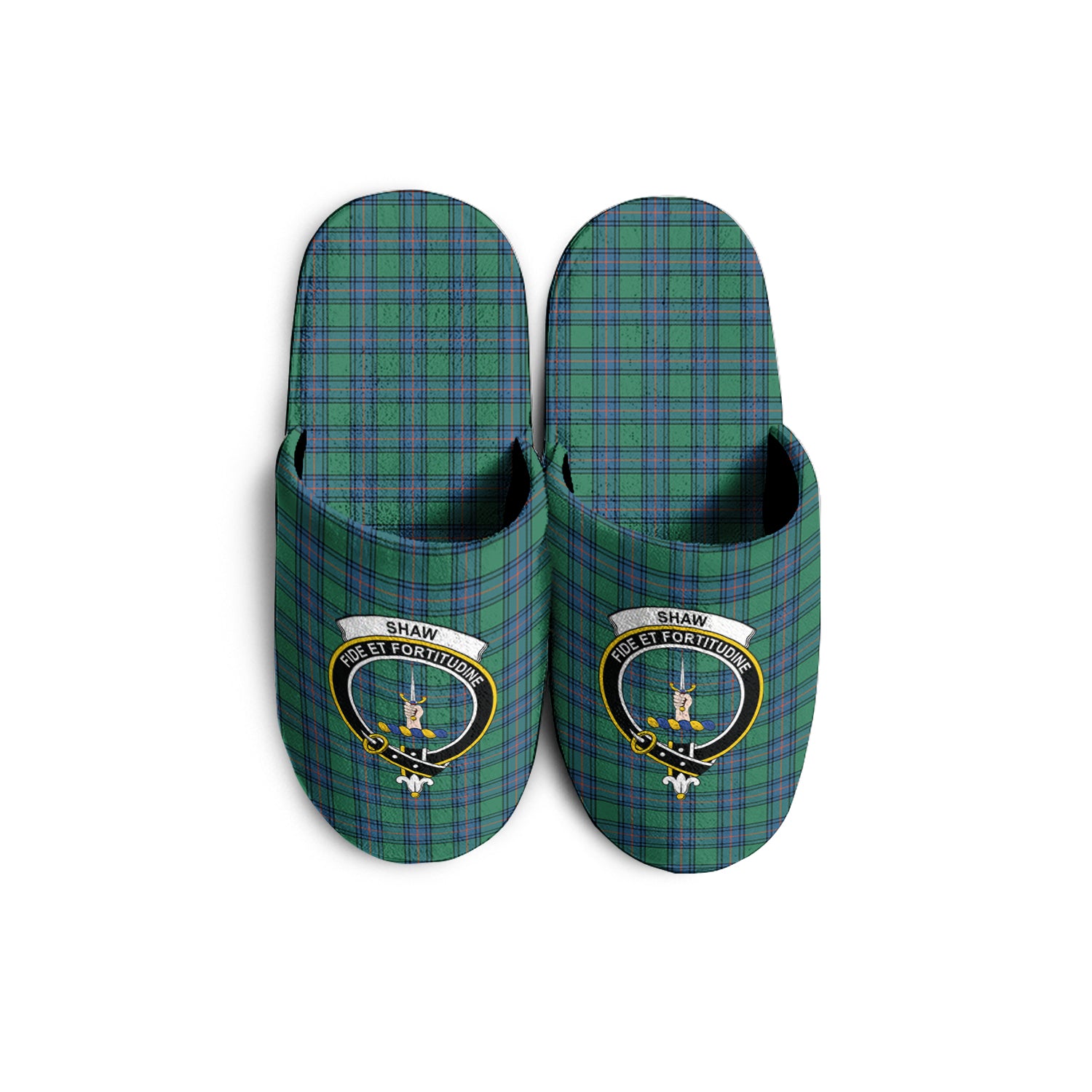 shaw-ancient-tartan-crest-slippers-famiy-crest-plaid-slippers