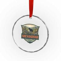 Shenandoah National Park Crystal Glass Ornament Virginia Black Bear Mountain
