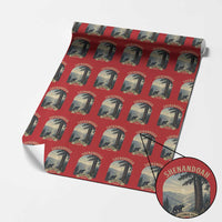 Shenandoah National Park Wrapping Paper Roll Vintage Virginia Nature Mountain Bear