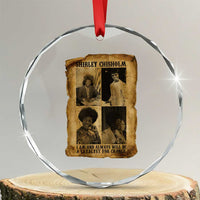 Shirley Chisholm Catalyst For Change Quote Crystal Glass Ornament Womens History Month