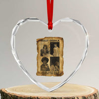 Shirley Chisholm Catalyst For Change Quote Heart Crystal Glass Ornament Womens History Month