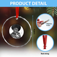 Shirley Chisholm Civil Rights Leader Quote Crystal Glass Ornament When Morality Meets Profit