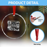 Shirley Chisholm Crystal Glass Ornament You Make Progress By Implementing Ideas Quote
