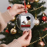 Shirley Chisholm Feminist Empowerment Crystal Glass Ornament Unbought And Unbossed