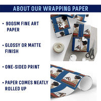 Shirley Chisholm Feminist Empowerment Wrapping Paper Roll Unbought And Unbossed