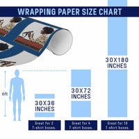 Shirley Chisholm Feminist Empowerment Wrapping Paper Roll Unbought And Unbossed