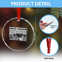 Shirley Chisholm Quote Crystal Glass Ornament Women Must Become Revolutionary