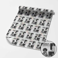 Shirley Chisholm Unbought And Unbossed Wrapping Paper Roll Vintage Feminist Poster