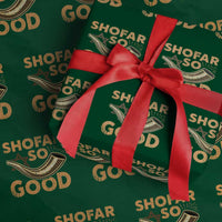 Shofar So Good Wrapping Paper Roll Funny Rosh Hashanah Jewish Holiday Gift - Wonder Print Shop