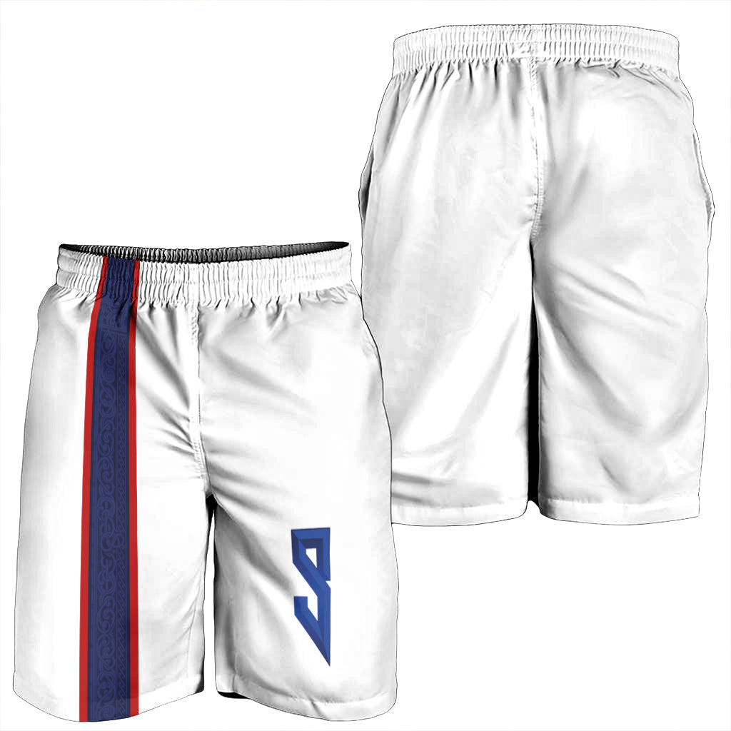 Custom Norway Football 2026 Combo Polo Shirt and Men's Shorts Nordic Knot Pattern Red Color LT03