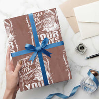 Show Me Your Bouys Wrapping Paper Roll Funny Pontoon Boat Captain