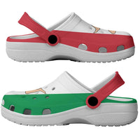 Sicilian revolution of 1848 Clogs Shoes Flag Color Inspiration - Wonder Print Shop