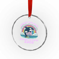 Side Quest ADHD Crystal Glass Ornament Funny Neurodivergent Meme TS10