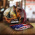 Premium God And Eagle, One Nation Under God 3D Hat Personalized