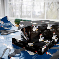 Silly Goose Bookish Christmas Wrapping Paper Roll Mentally I Am At The Scholastic Book Fair - Wonder Print Shop