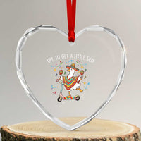 Silly Goose Cinco De Mayo Heart Crystal Glass Ornament Off To Get A Little Silly