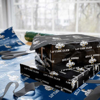Silly Goose Lifting Club Wrapping Paper Roll Funny Gym Meme - Wonder Print Shop