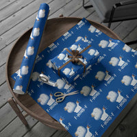 Silly Goose Meme Wrapping Paper Roll Retro F-Honk-F Funny Farm Animal - Wonder Print Shop