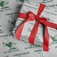 Silly Goose Mom Wrapping Paper Roll New Mom Pregnancy Announcement Mothers Day