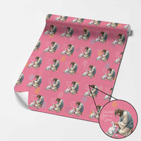 Silly Rabbit Easter Is For Jesus Wrapping Paper Roll Christian Easter Religious