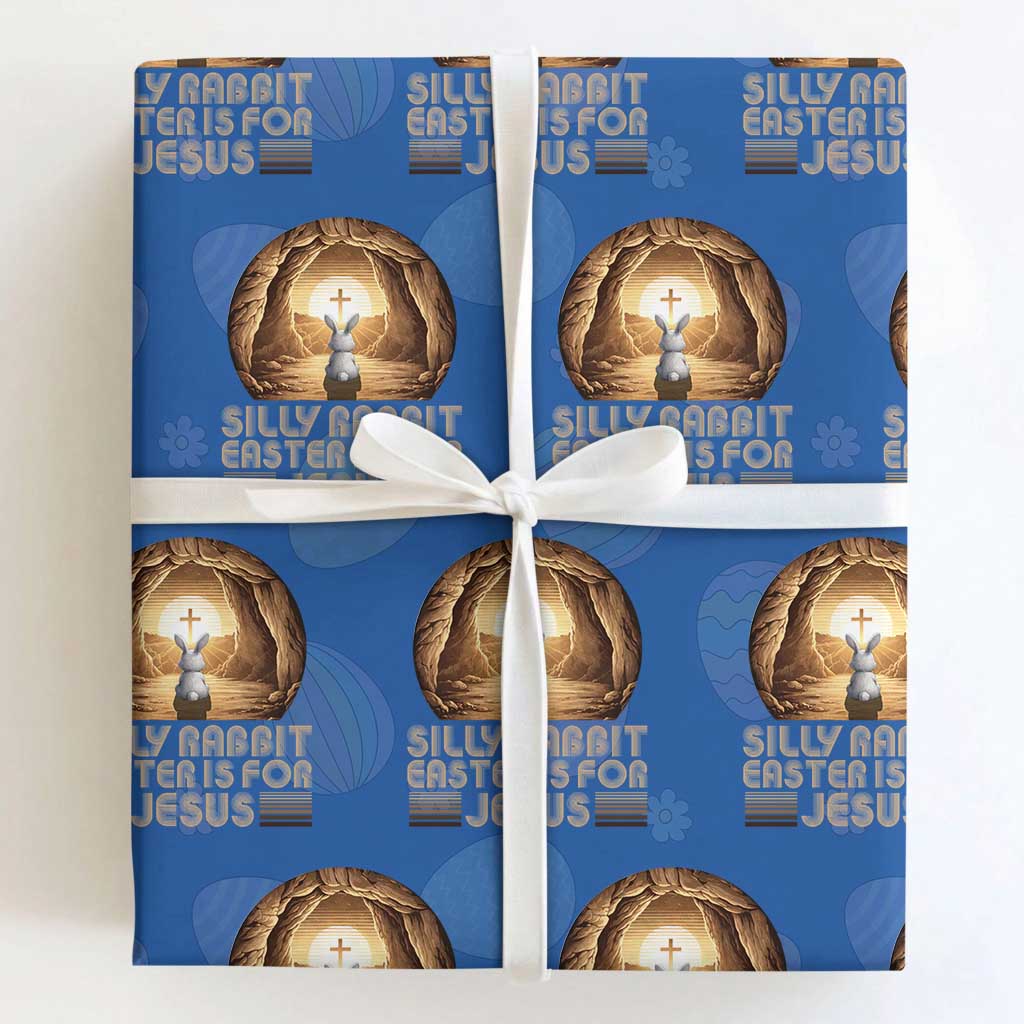 Silly Rabbit Easter Is For Jesus Wrapping Paper Roll Christian Jesus Easter