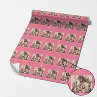 Silly Rabbit Easter Is For Jesus Wrapping Paper Roll Christian Jeusus Floral Easter